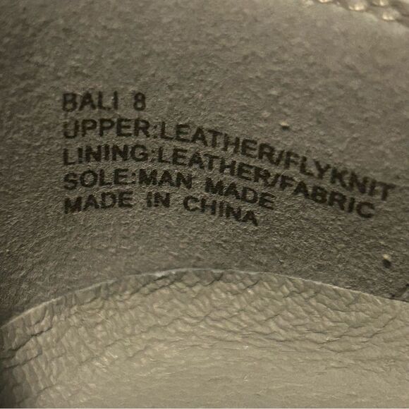 NEW Pandere Bali Women’s Leather Shoes Drawstring Sneakers Gray Nubuck Size 8 - Picture 8 of 8